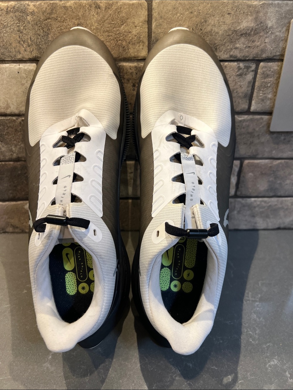 Nike Men's Athletic Shoes in White, Gray and Black